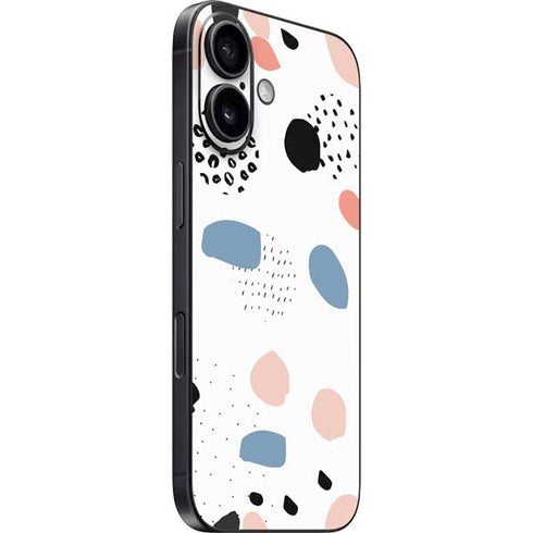 Patterned Dots iPhone 16 Plus Skin